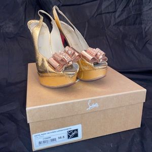 Gold Christian Louboutin